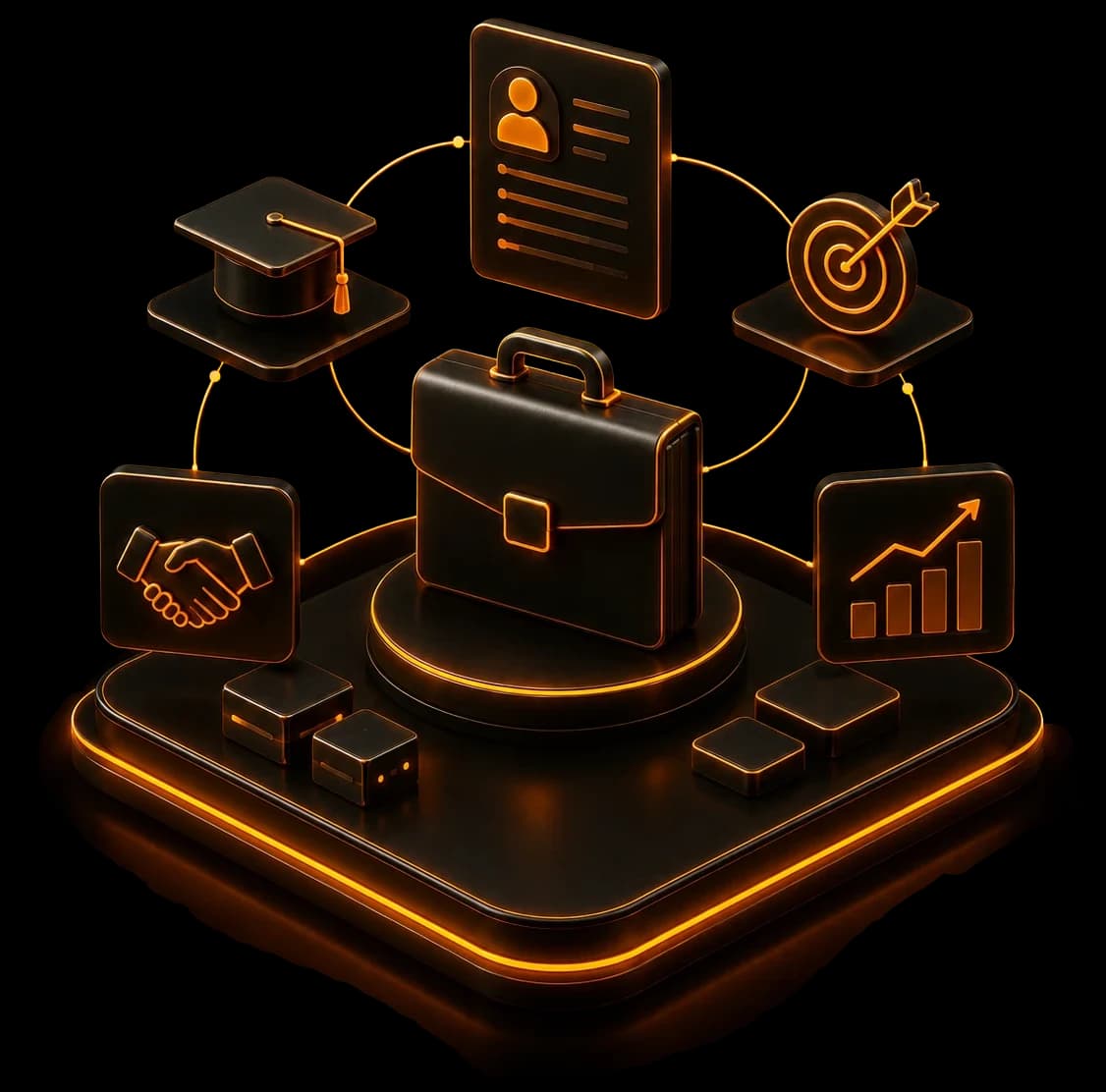 100 percent placement assistance illustration